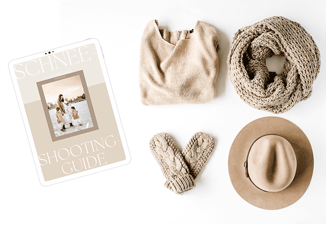 Schneeshooting Flatlay Klein